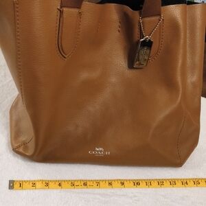 Coach Brown Leather Tote Bag